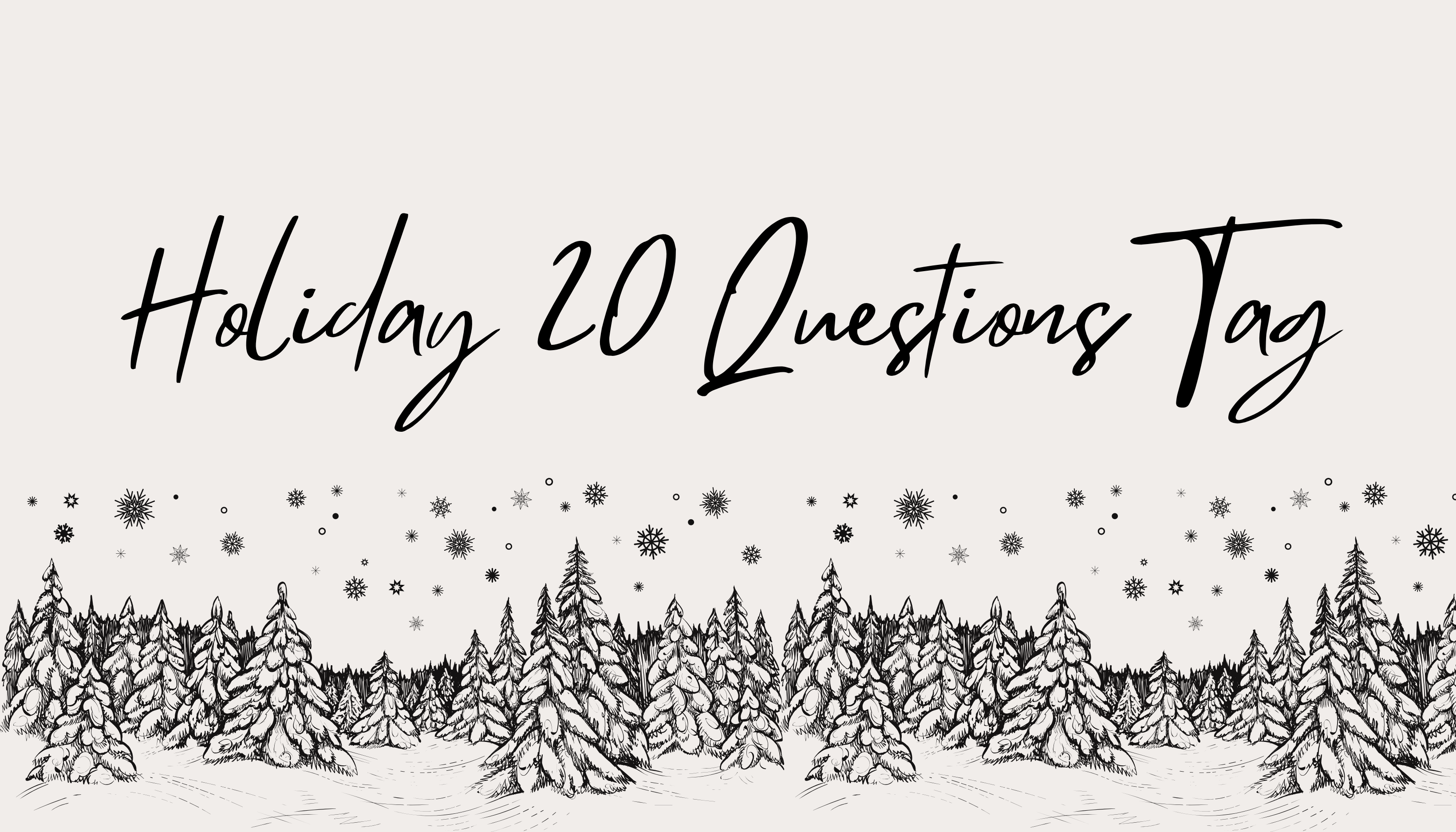 Holiday 20 Questions Tag